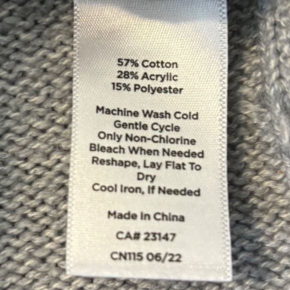 Talbots Knit Poncho - Picture 5 of 6